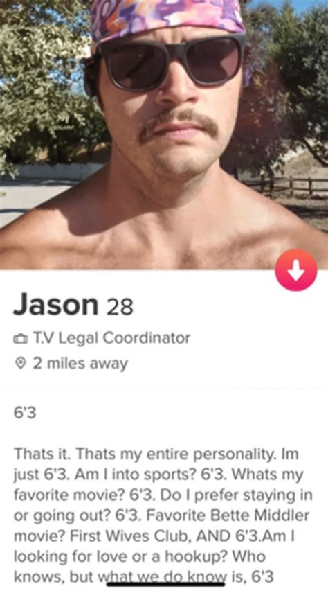 good tinder bios men